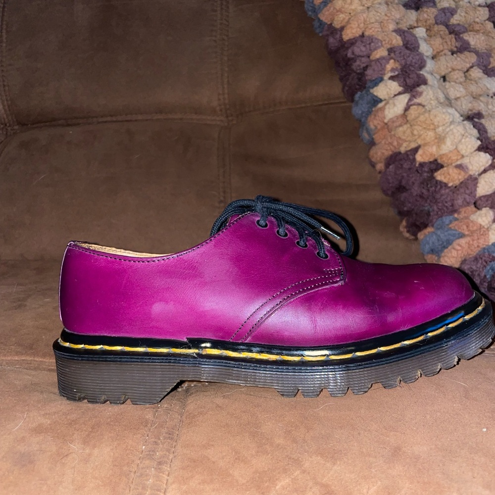 Dr Martens loafers - size 7 - purple MADE IN ENGLAND
